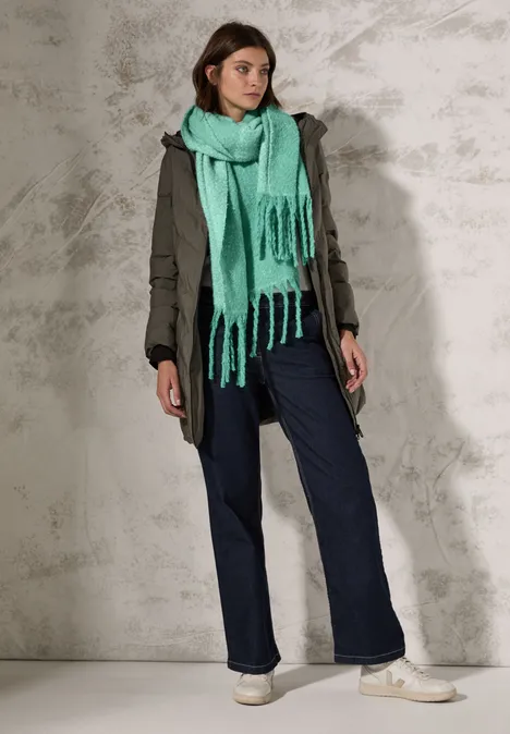 Jaquard Schal aventurine green