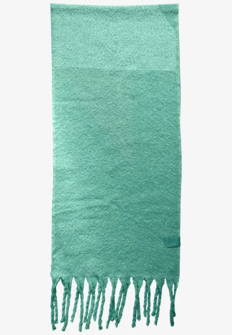 Jaquard Schal aventurine green