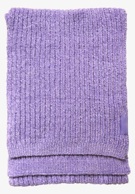 Chenille Schal gentle lilac