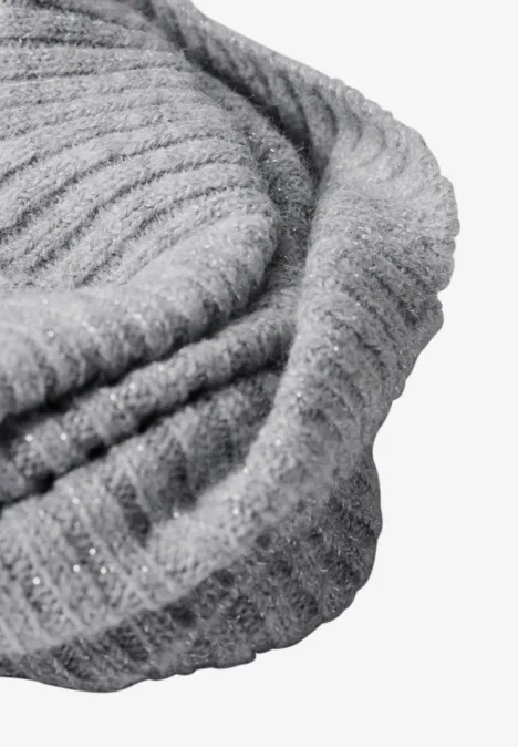 Strick-Loop mineral grey melange