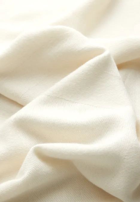 Gemusterter Schal light hazel beige