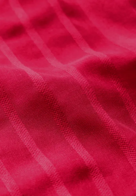 Foulard loop rayé granita red