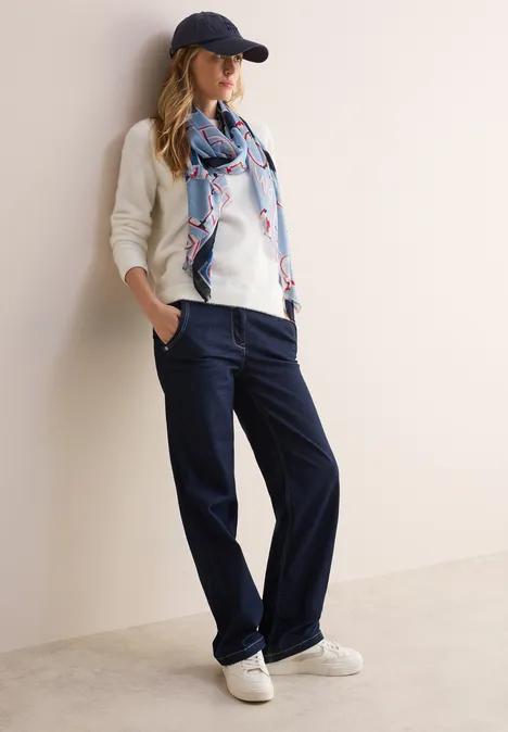 Foulard imprimé fresh light blue