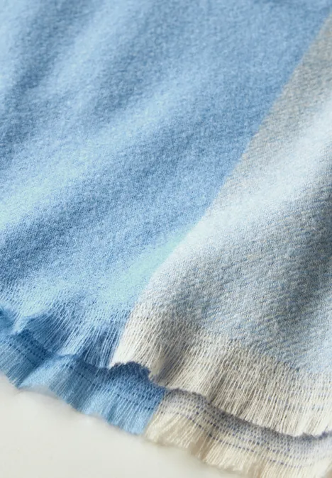 Écharpe douillette fresh light blue