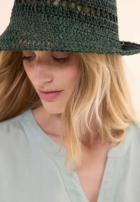 Strohhut dark balmy khaki