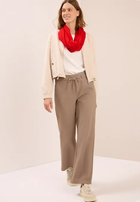 Écharpe loop en couleur unie fiery red