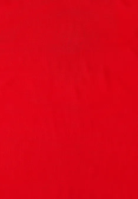 Écharpe loop en couleur unie fiery red