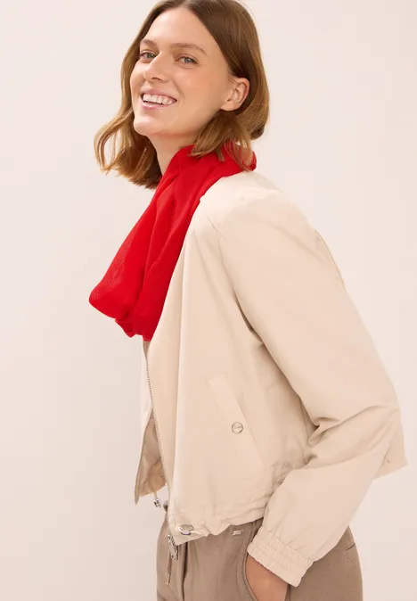 Écharpe loop en couleur unie fiery red