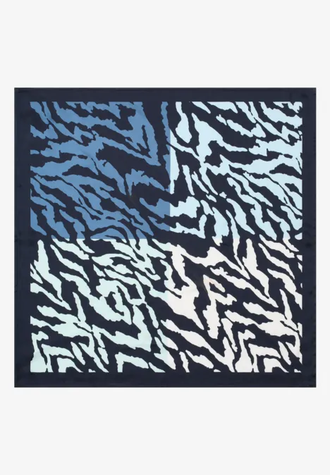 Gemustertes Bandana dark navy blue