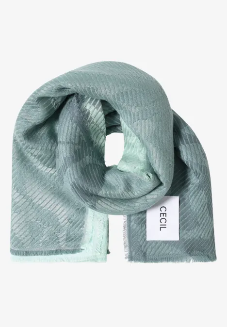 Foulard avec motif zèbre smoke salvia