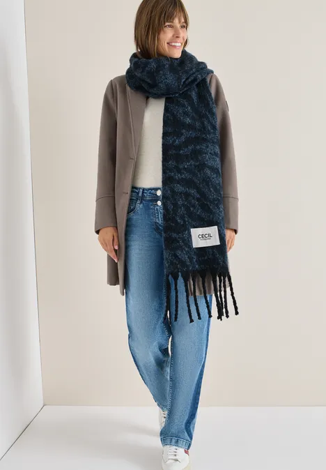 Kuscheliger Schal dark navy blue