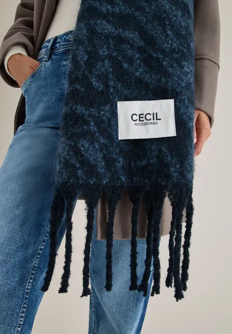 Kuscheliger Schal dark navy blue
