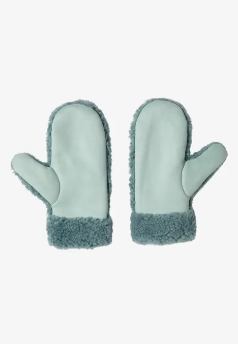 Teddy Fäustlinge ice hill green