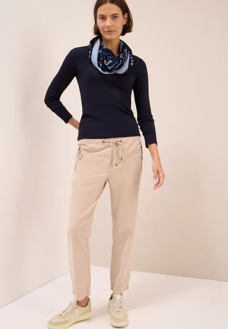 Gemusterter Loop Schal urban dark blue