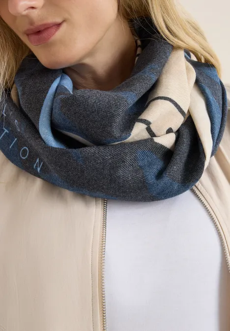 Kuscheliger Loop Schal urban dark blue