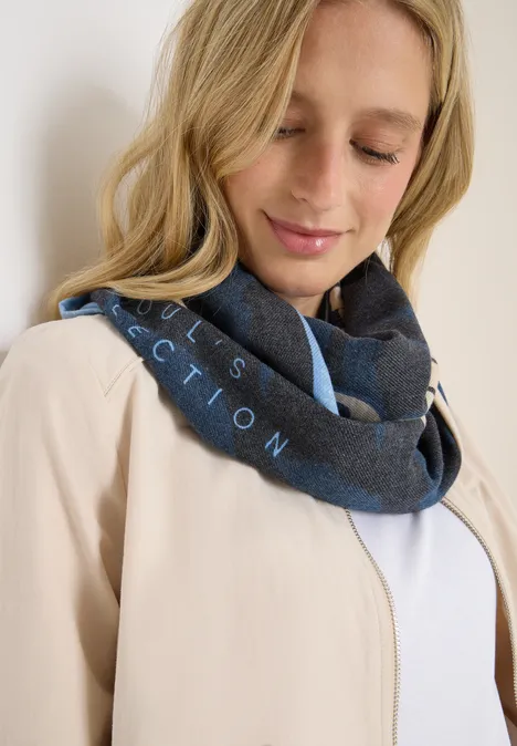 Kuscheliger Loop Schal urban dark blue
