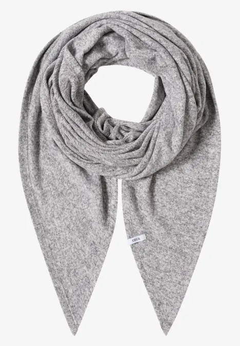Kuscheliges Dreieckstuch flint grey melange