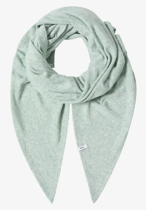 Kuscheliges Dreieckstuch jewel green melange
