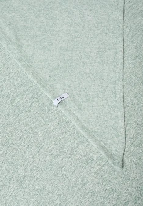 Kuscheliges Dreieckstuch jewel green melange