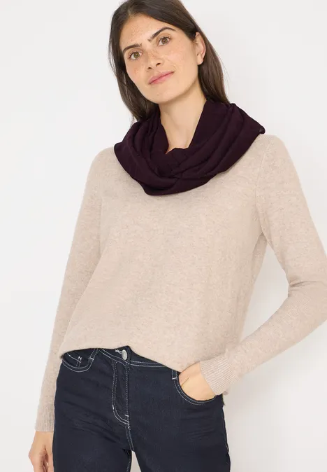 Loop Schal eggplant red