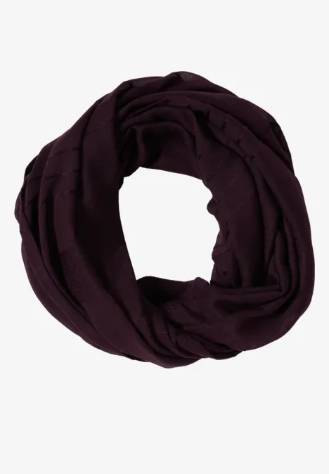 Loop Schal eggplant red