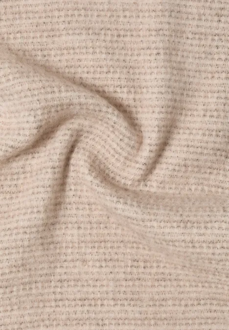 Gezellige sjaal sandalwood beige melange