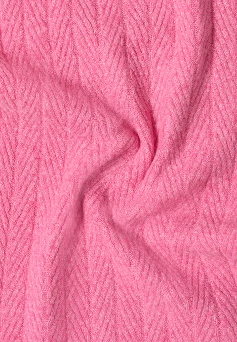 Écharpe tricotée avec structure dark blossom melange