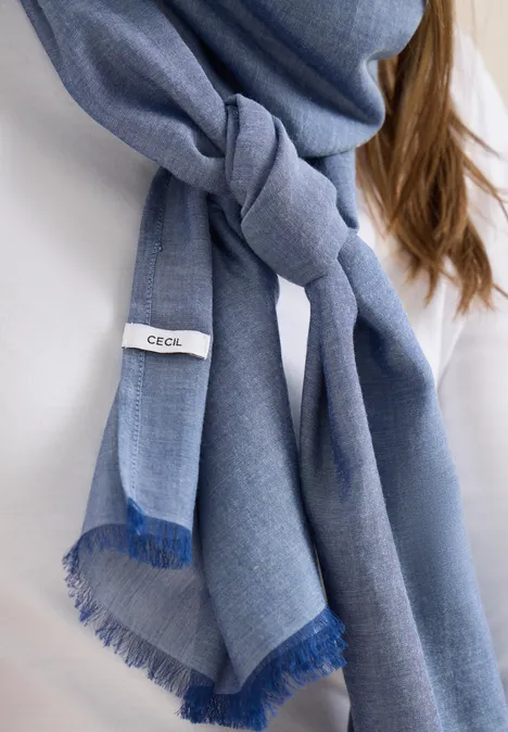 Tuch in Unifarbe coal blue Tuch in Unifarbe coal blue