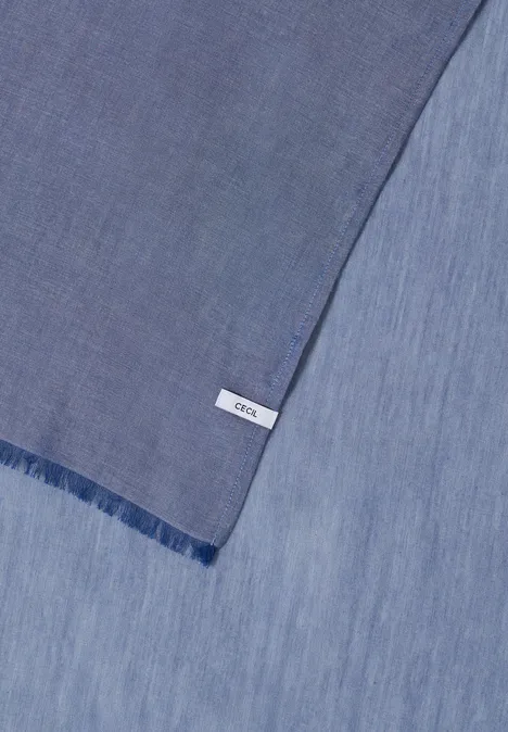 Tuch in Unifarbe coal blue Tuch in Unifarbe coal blue