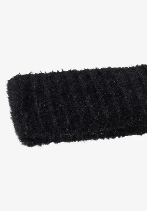 Hoofdband met glitterdetails Black