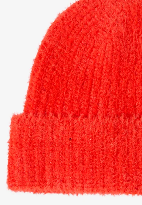 Kuschelige Strickmütze pumkin orange