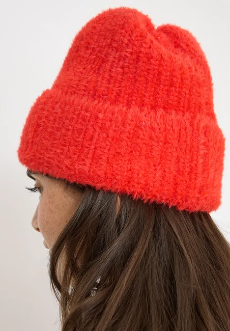 Kuschelige Strickmütze pumkin orange