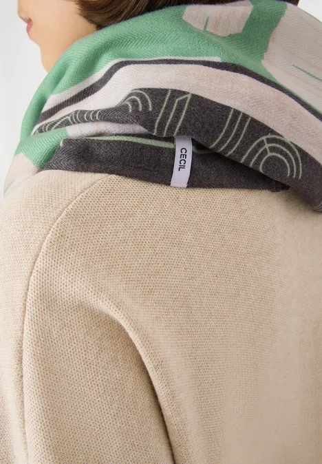 Sjaal met lusjespatroon null