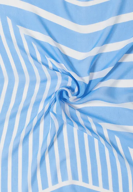 Gemustertes Bandana fountain blue