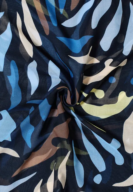 Gemustertes Tuch universal blue Gemustertes Tuch universal blue