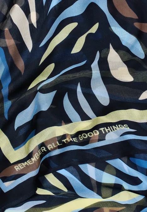 Gemustertes Tuch universal blue Gemustertes Tuch universal blue