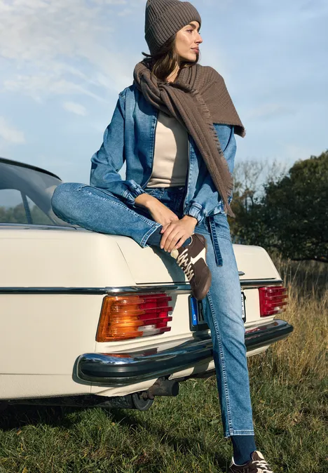 Dreieckstuch urban taupe