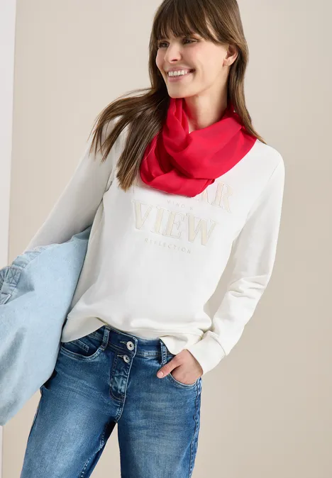 Foulard loop glazed apple red Foulard loop glazed apple red