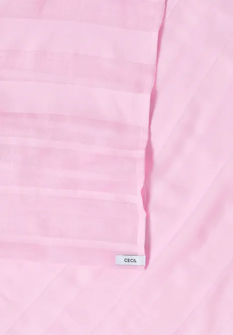 Gestreifter Loop Schal light blush rose Gestreifter Loop Schal light blush rose