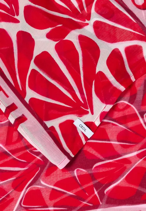 Foulard loop avec motif graphique glazed apple red