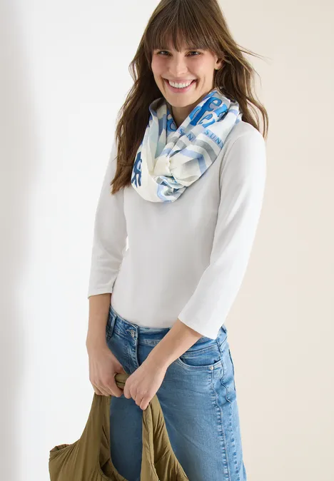 Écharpe loop avec motif à rayures universal blue Écharpe loop avec motif à rayures universal blue