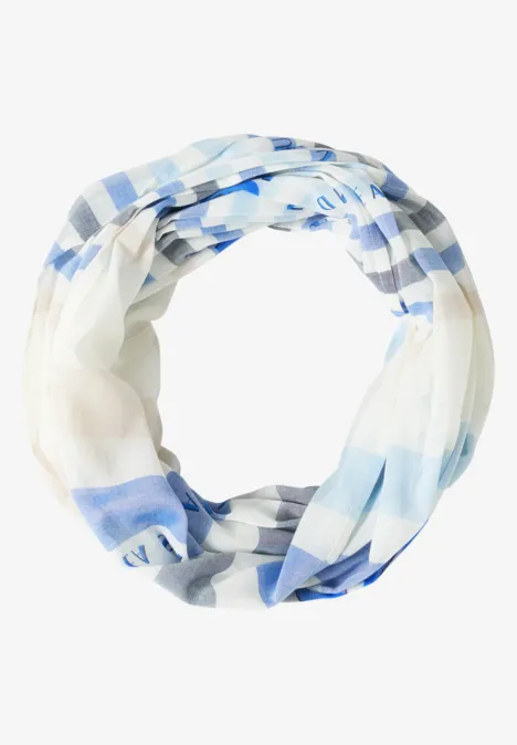 Loop-Schal mit Streifenmuster universal blue