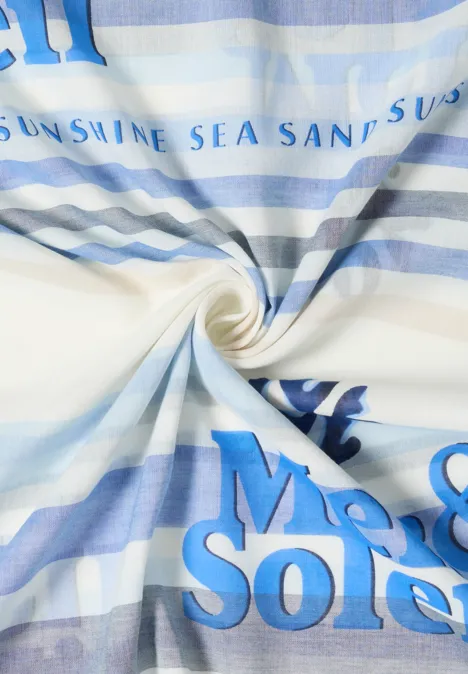 Écharpe loop avec motif à rayures universal blue Écharpe loop avec motif à rayures universal blue