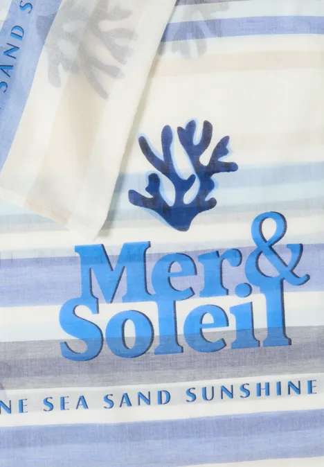 Écharpe loop avec motif à rayures universal blue Écharpe loop avec motif à rayures universal blue