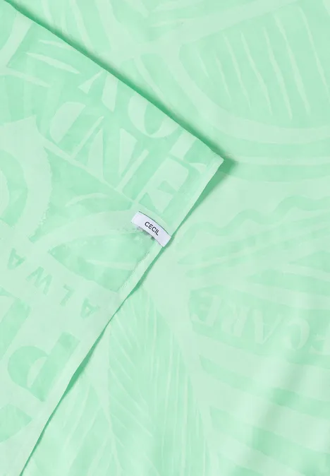 Loop-Schal im Ausbrenner-Look juicy lime