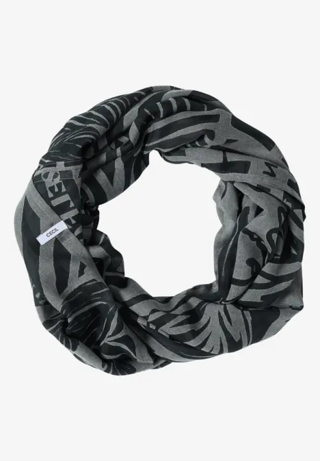 Loop-Schal im Ausbrenner-Look palm breeze green