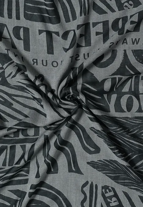 Loop-Schal im Ausbrenner-Look palm breeze green