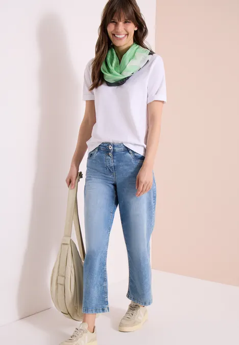 Loop-Schal mit feinen Foliendetails juicy lime