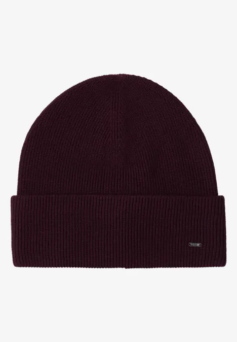 Bonnet uni berry red