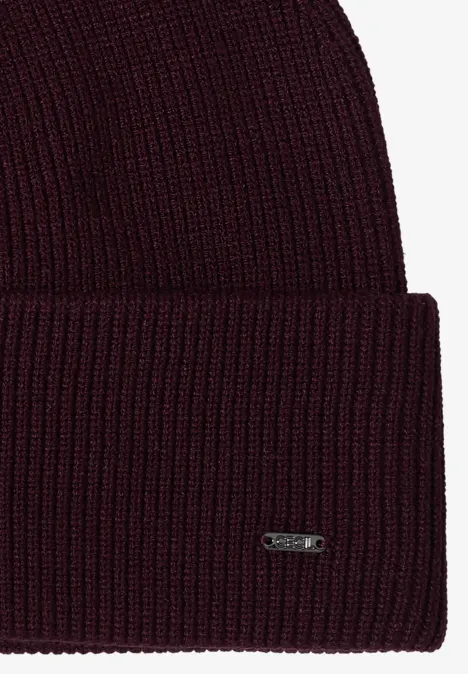 Bonnet uni berry red